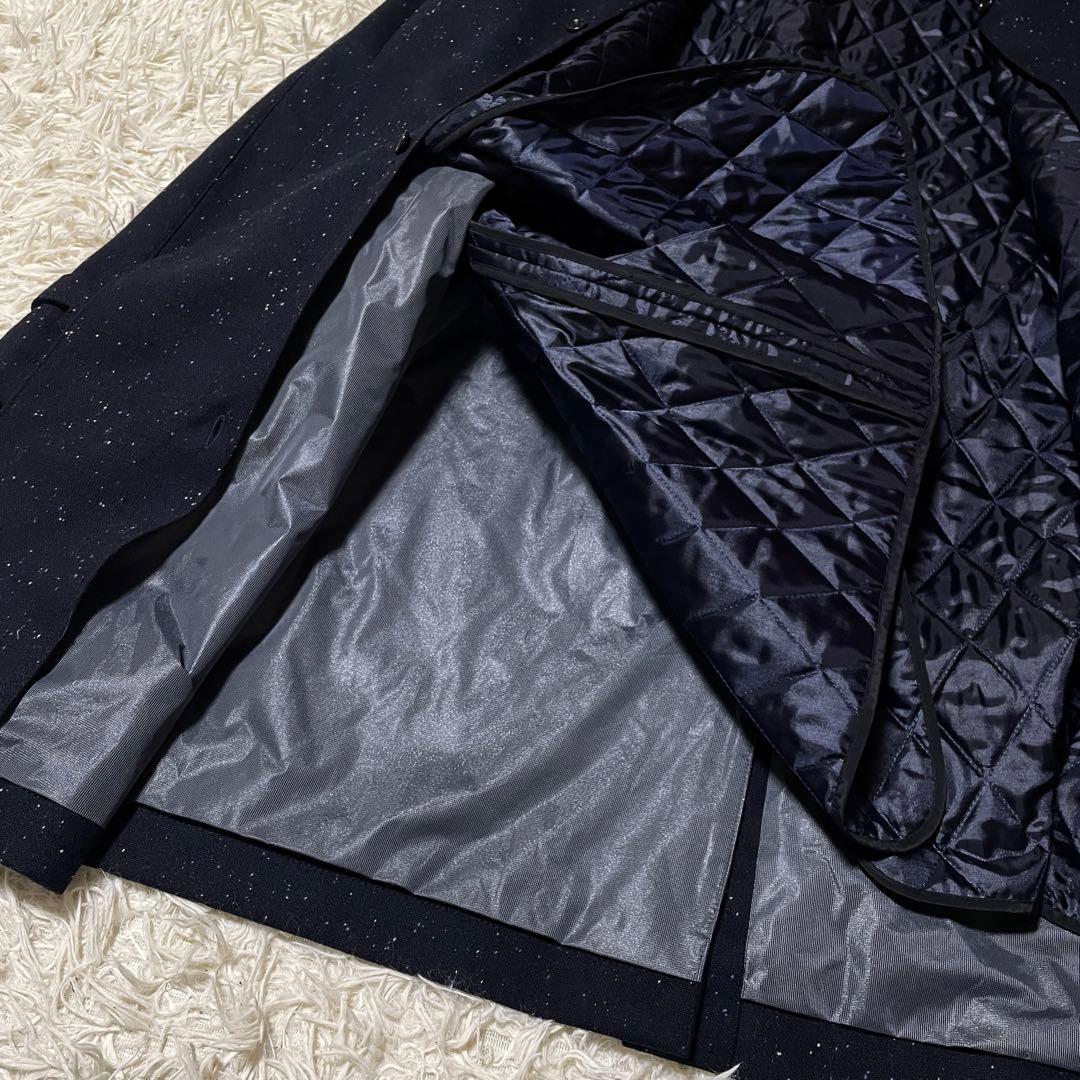 【コーネリアス】PS Paul Smith トレンチコート 柄 ネイビー