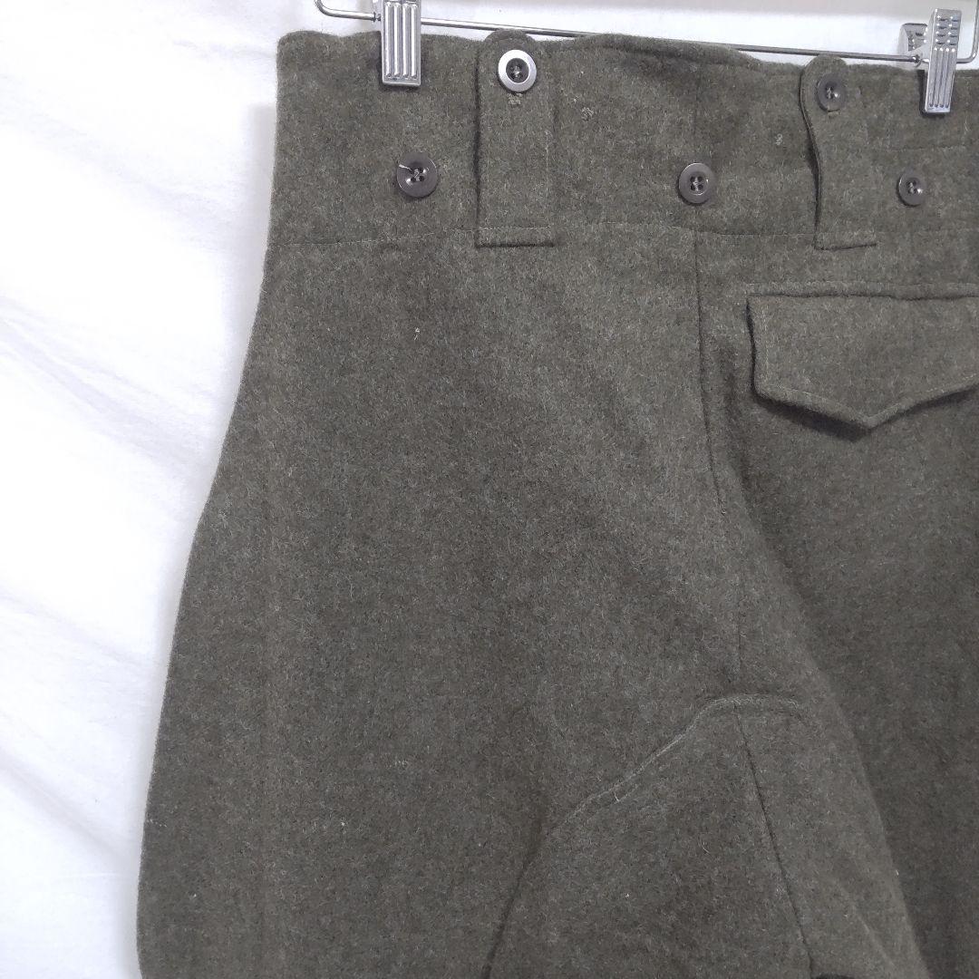 【モコ】ベルギー軍 50s デッドストック モーターサイクルパンツ ウール