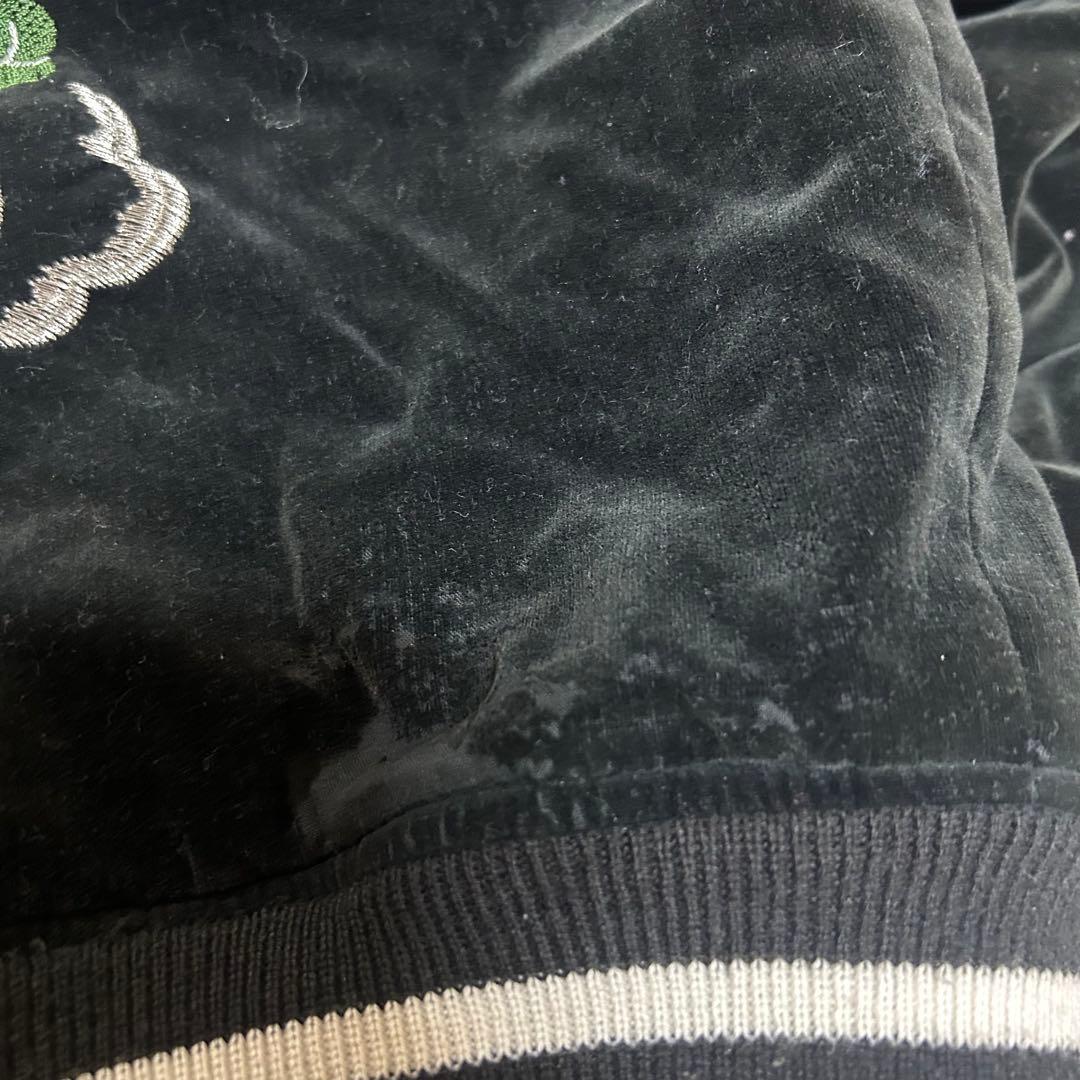 風神雷神　黒 スカジャン　龍 横須賀 日本製　hoshihime