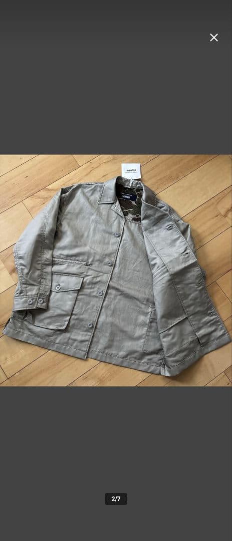 新品25SS COMME des GARÇONS グレー ジャケット S