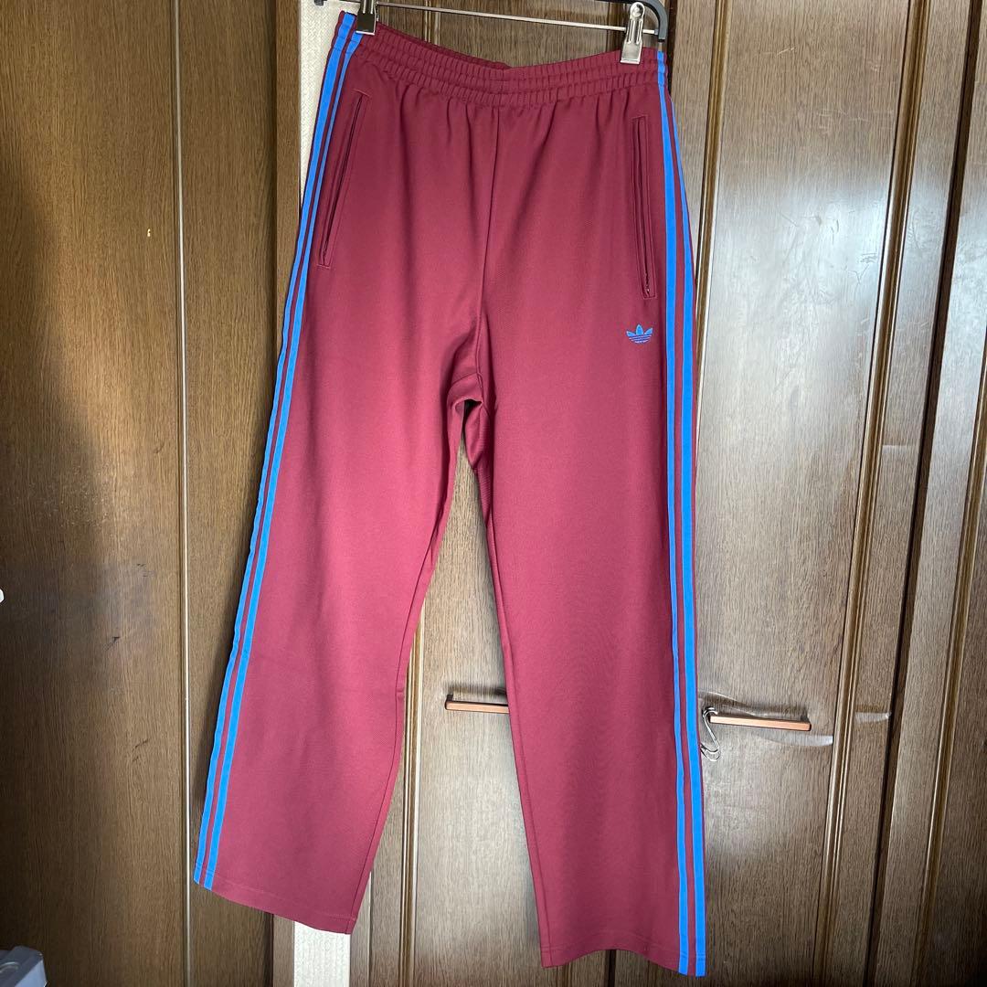 アディダス ジャージパンツ バーガンディ　Mサイズ