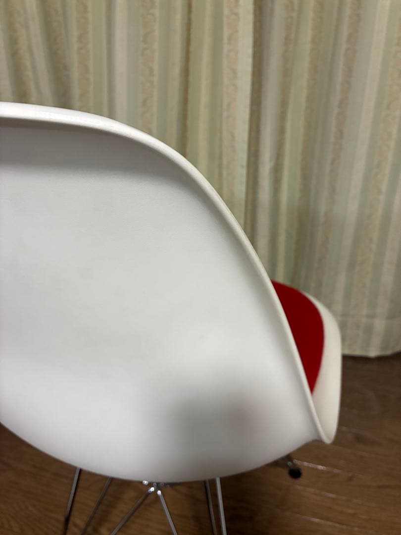 イームズ/Eamesシェルチェア ホワイト×オレンジ