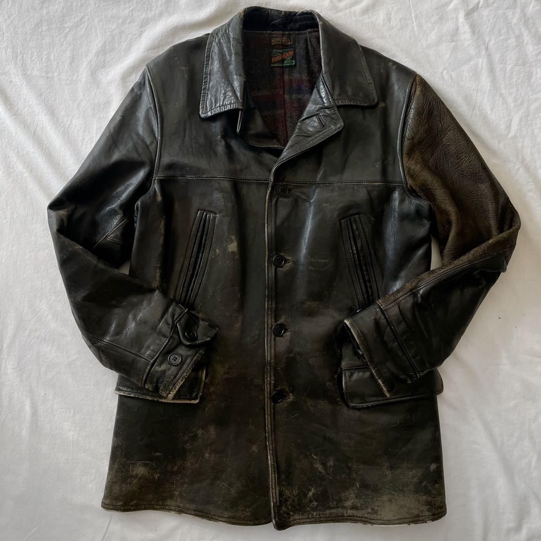 R*R様 [ドスペ]30s 40s モンゴメリーワード レザー カーコート ホー