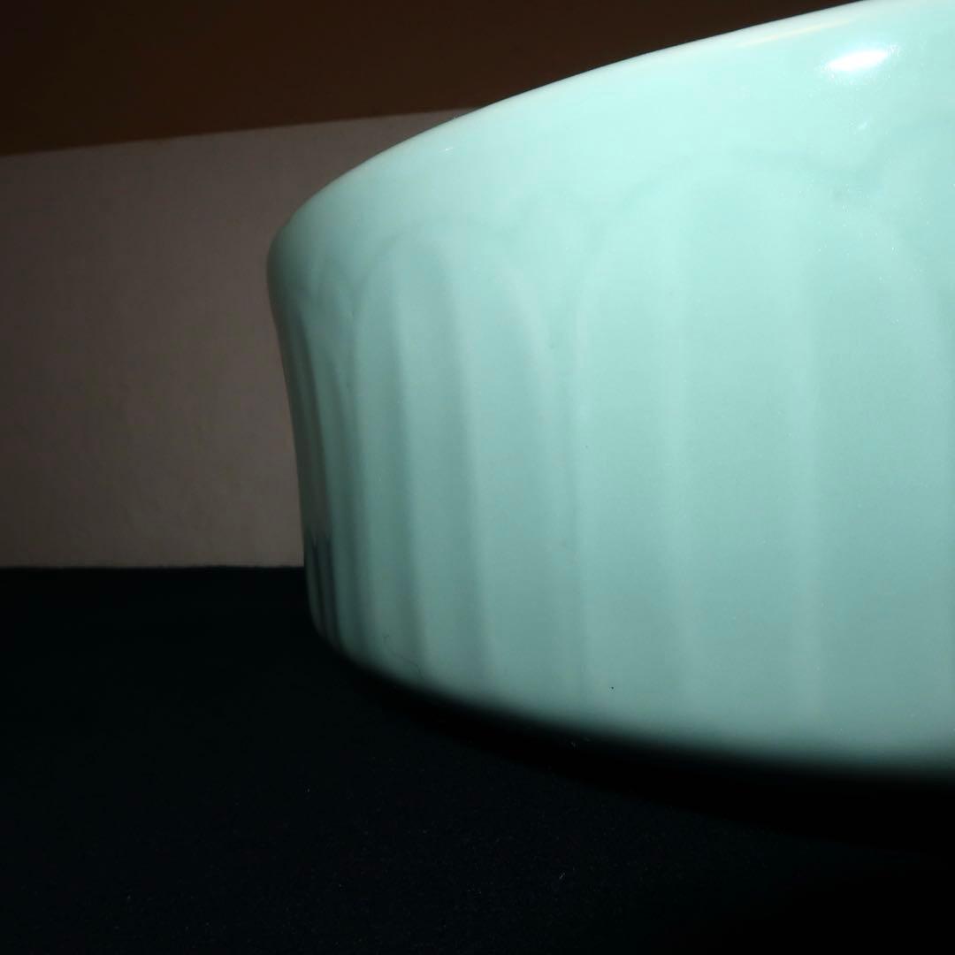 【茶道具】手塚祥堂作　青磁割蓋平水指