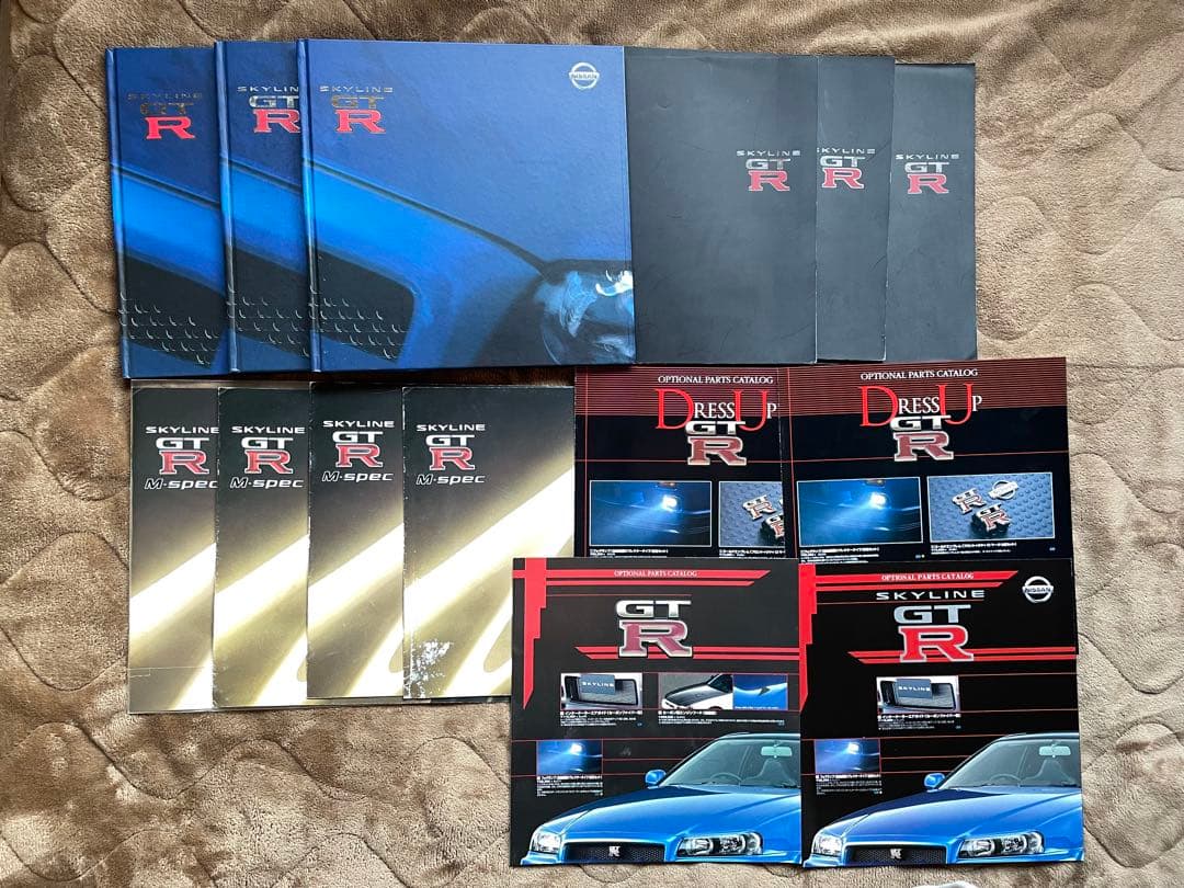 【まとめ売り】R34スカイラインGT-R カタログ OPパーツ M-spec