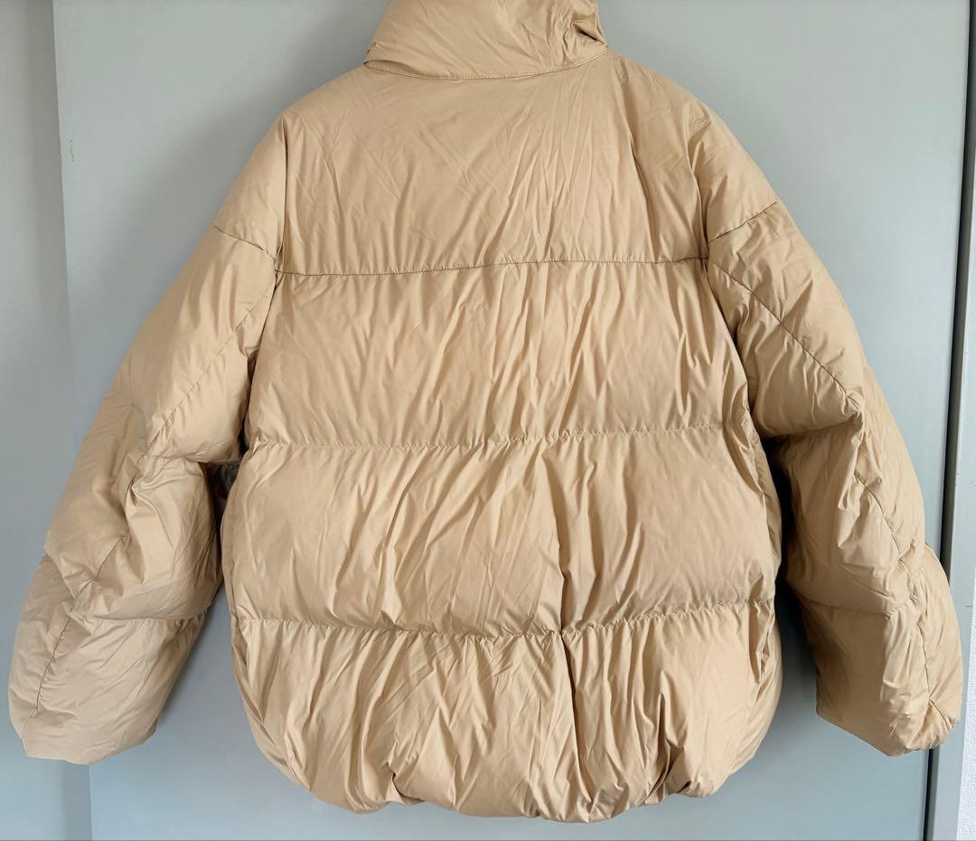 ユニクロ NANODESIGNパウダーソフトダウンジャケット　イエロー　XL