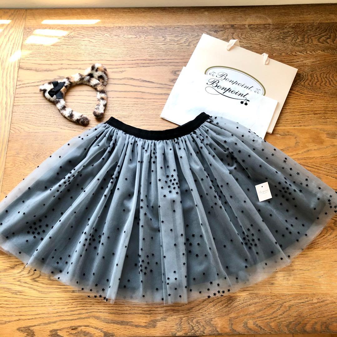 Bonpoint ♡ 星柄チュールスカート 12A