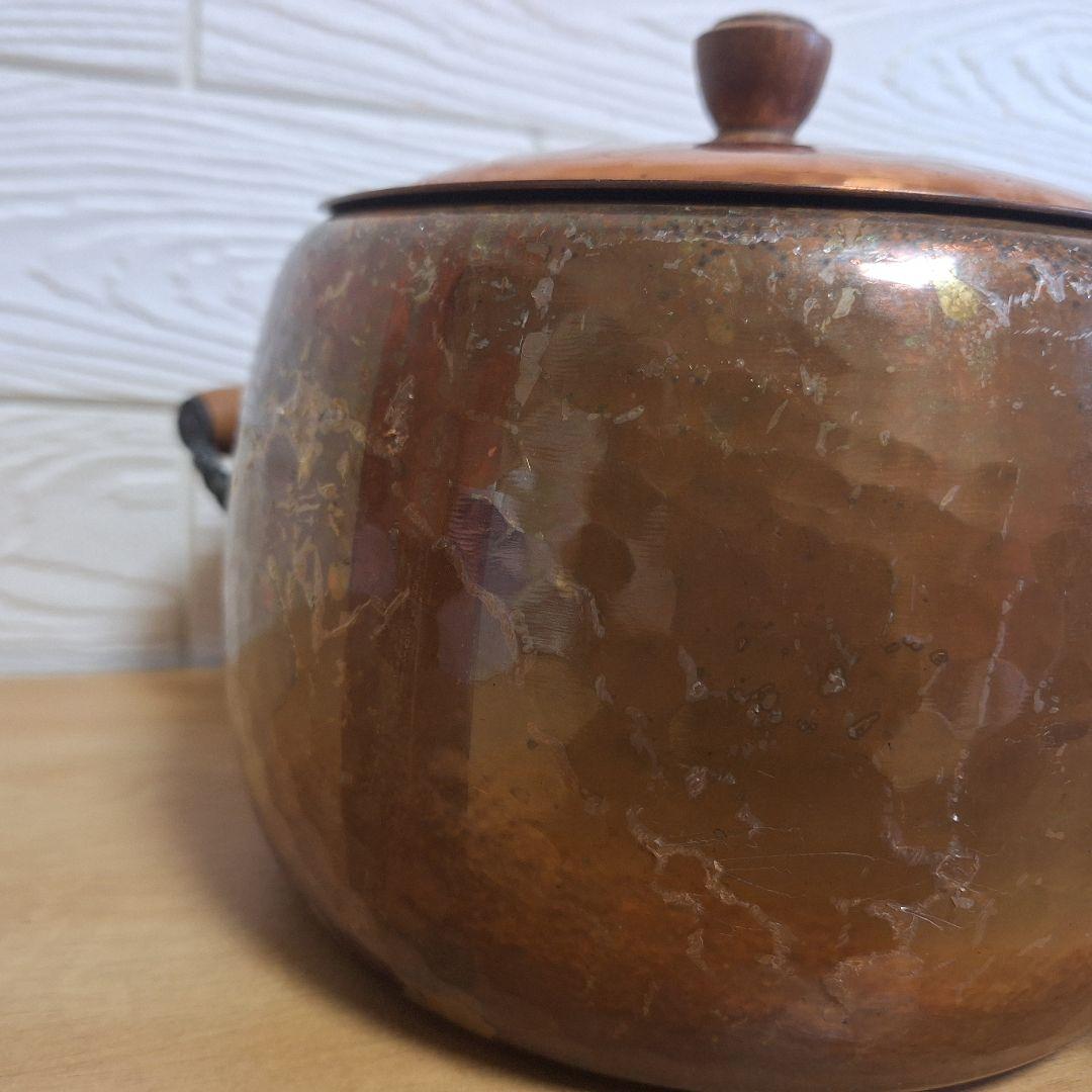 ストックリー　STOCKLI シチュー鍋　ヴィンテージ　アンティーク　純銅