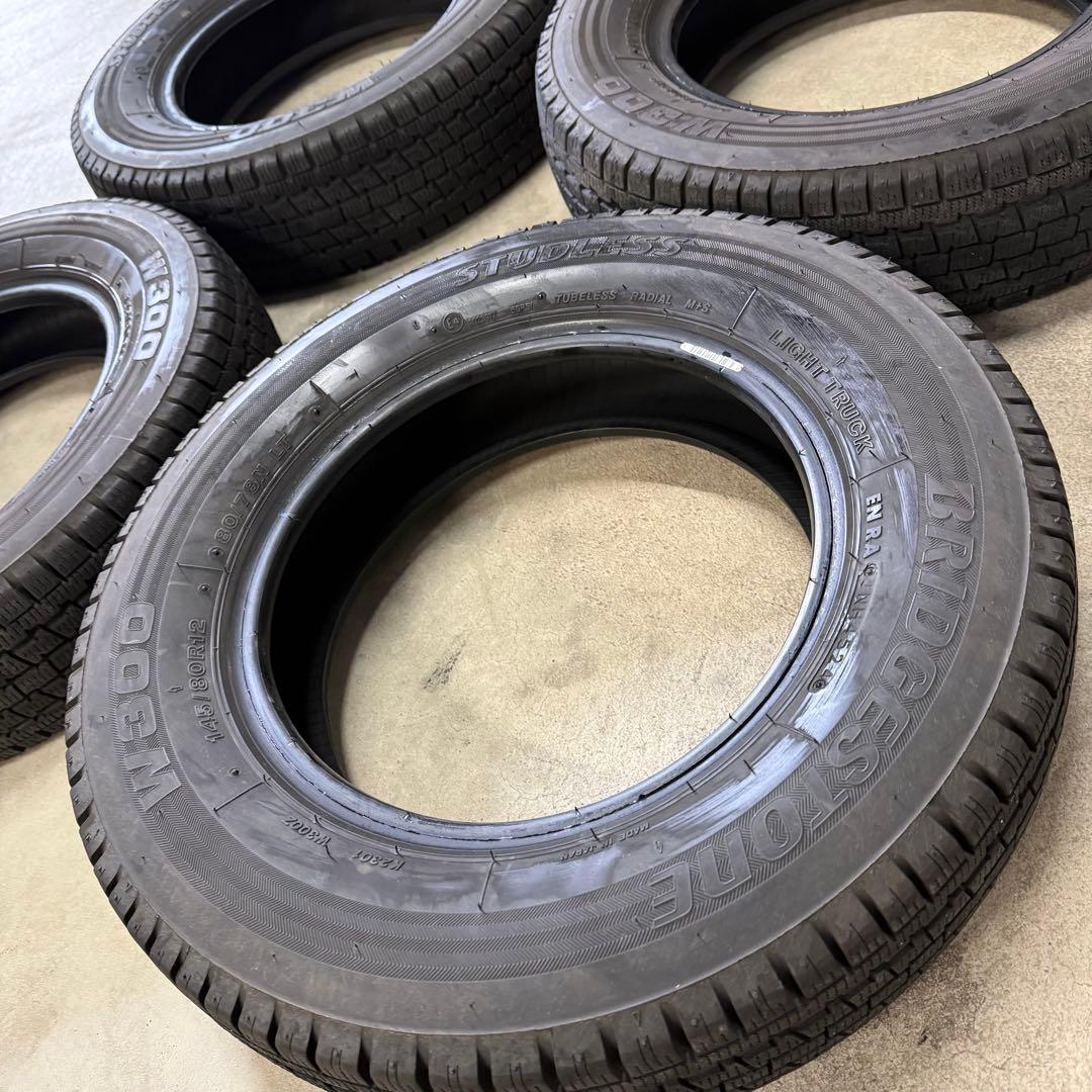 【送料無料】 145/80R12 ブリヂストン スタッドレスタイヤ 軽トラ