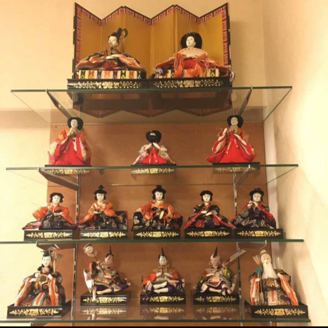 お雛様 七段飾り　お雛様御代理様 ひな人形 日本人形 雛人形 五人囃子 三人官女