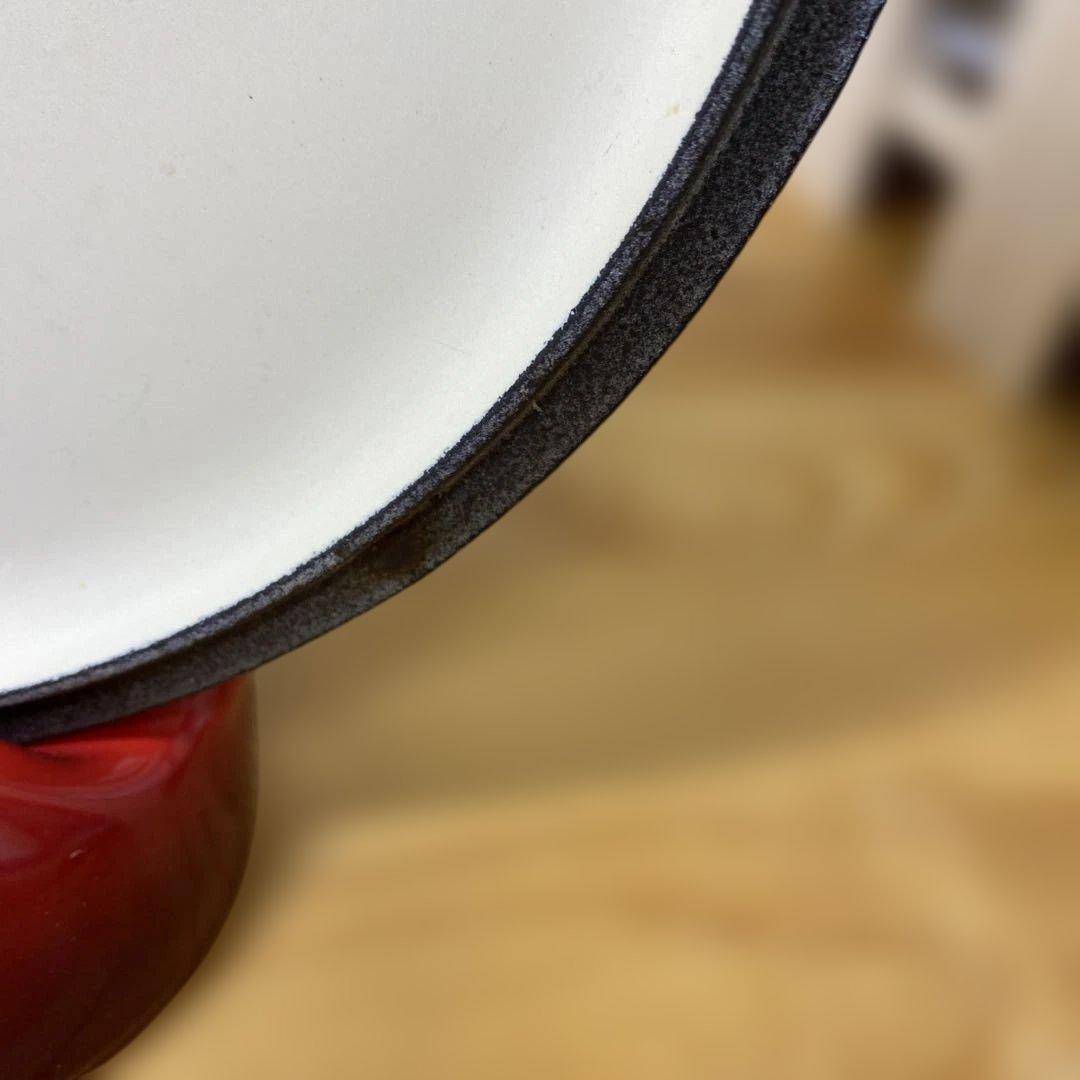 LE CREUSET 両手鍋 22cm アイボリー