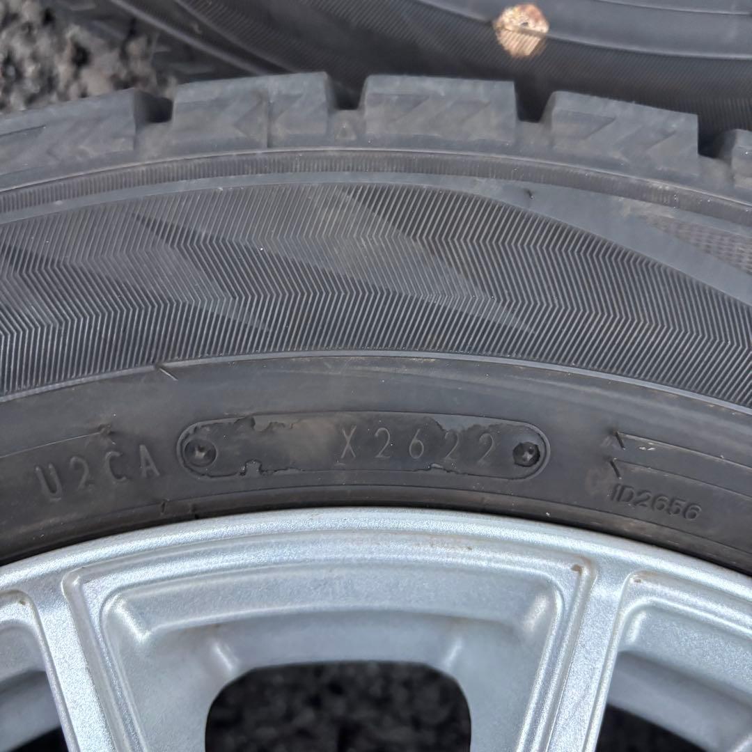 ダンロップ　WM02　185/60R15 スタッドレスタイヤホイール4本セット