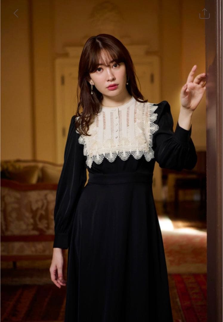 即配送　Le grand midi dress Sサイズ　ブラック