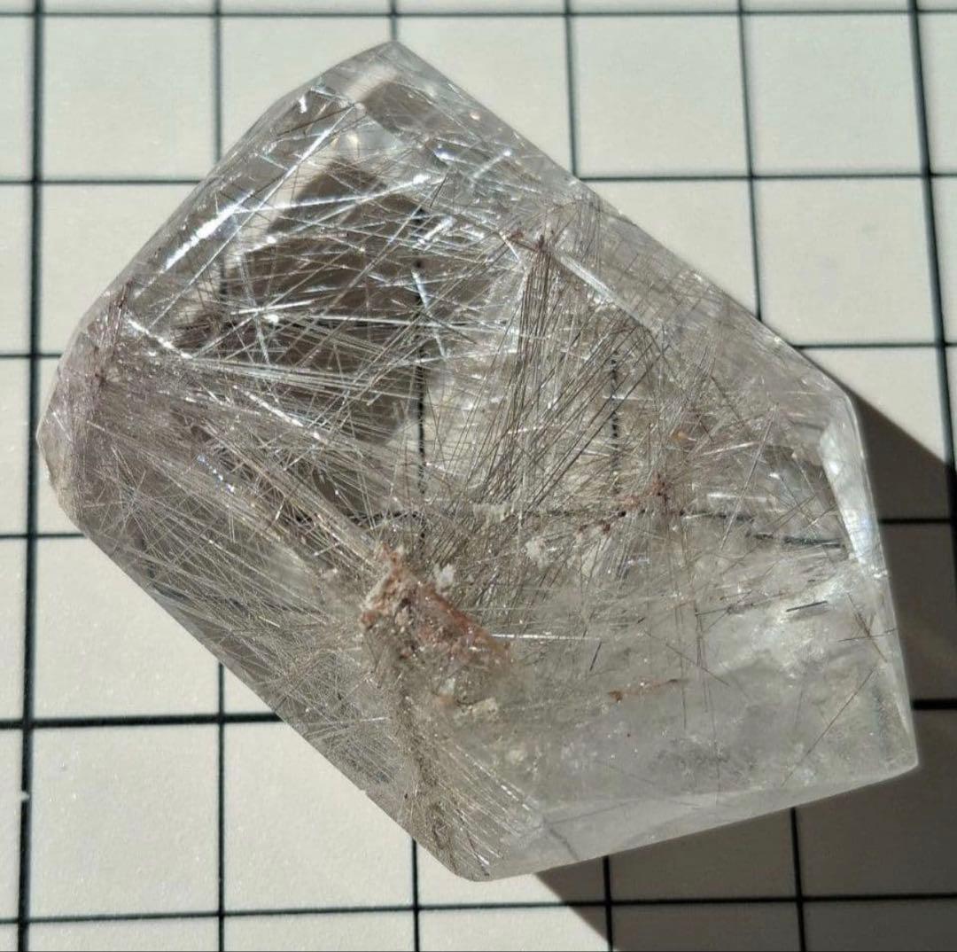 シルバールチルクォーツ 六角柱 ポリッシュ