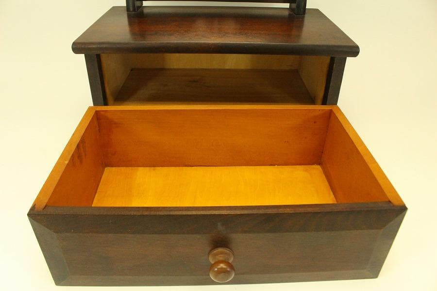 旭川民藝 北海道家具 鏡台 アイヌ 蝦夷(ZE353)