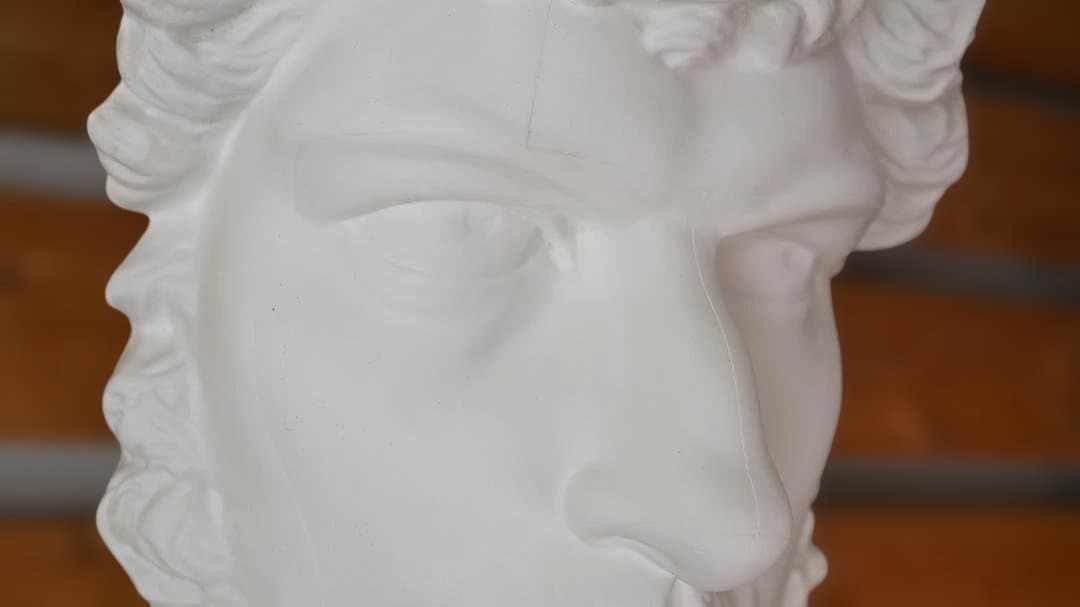 石膏像（ルキウス・ウェルス帝）半面