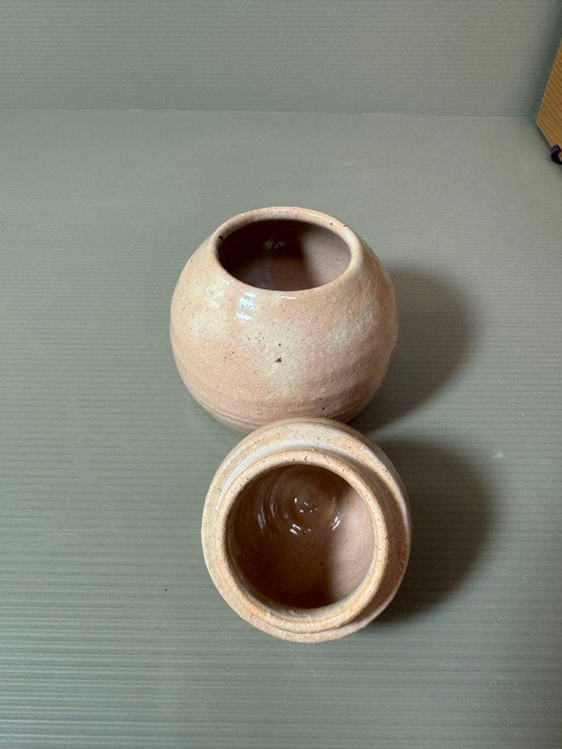 2755 朝日窯　松露庵　松林豊斎作　瓢箪型　置物　未使用