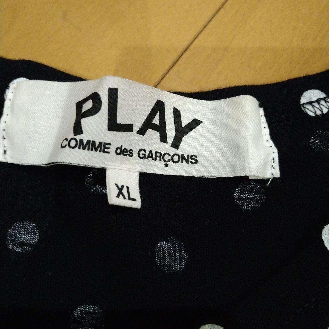 PLAY COMME des GARÇONS ドット柄　長袖Tシャツ