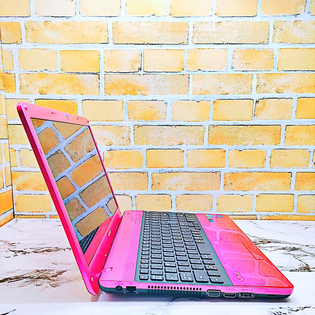 レアなピンク❤️ノートパソコン❣️Core-i5☘️爆速SSD✨Blu-ray✨