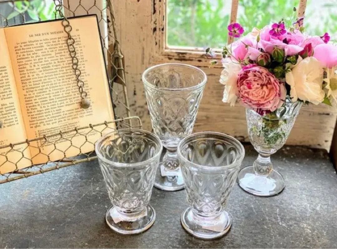 フランスより～ゴブレット リオネ ❤2個セット ❤️オシャレで使いやすい