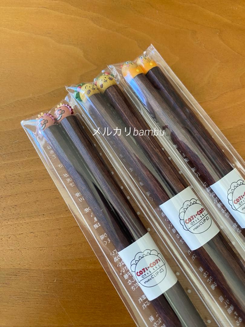 新品未開封　コジコジ　スタジオクリップ　八角箸　3セット