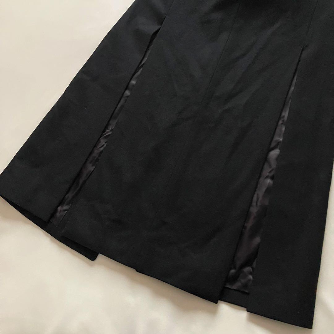 SHAREEF シャリーフ ロングチェスターコート ブラック サイズ1