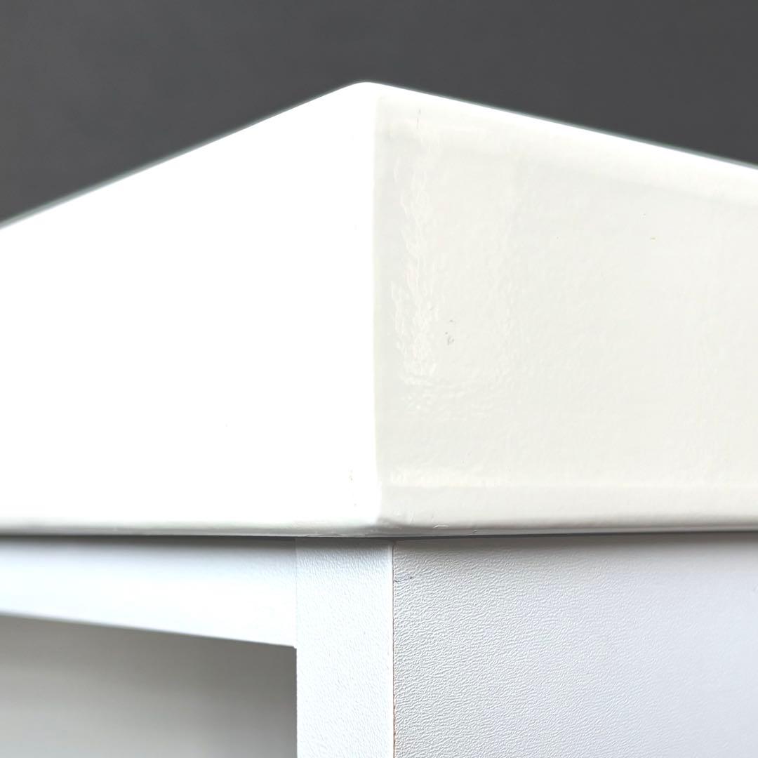 ニトリ ✨ シンプルホワイト ダイニングテーブル ＋ 収納棚付き ✨