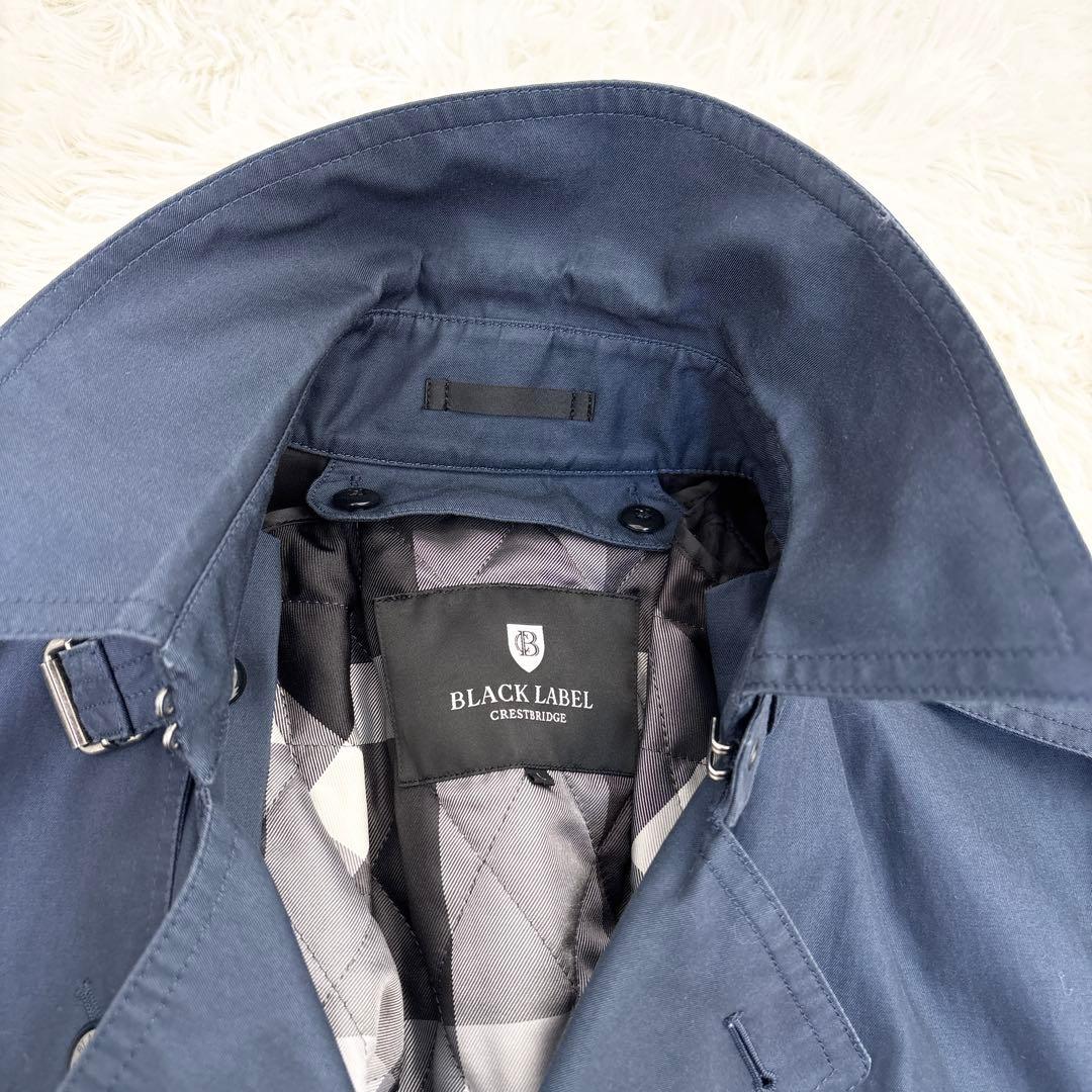 ブラックレーベルクレストブリッジ トレンチコート キルティングライナー 中綿 L