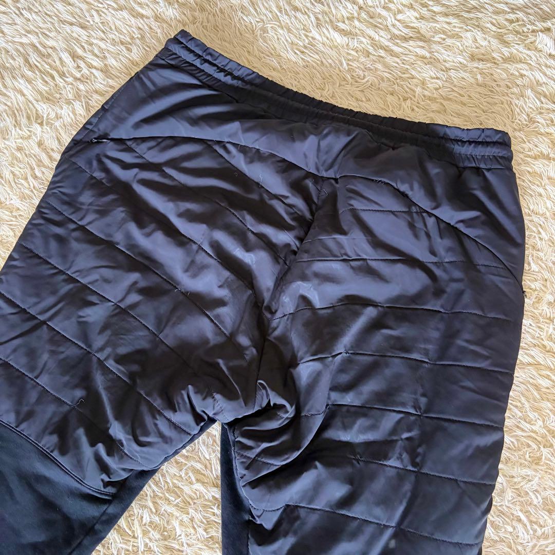 1PIU1UGUALE3 RFLAX ダウンパンツパンツ ロゴ ブラック S