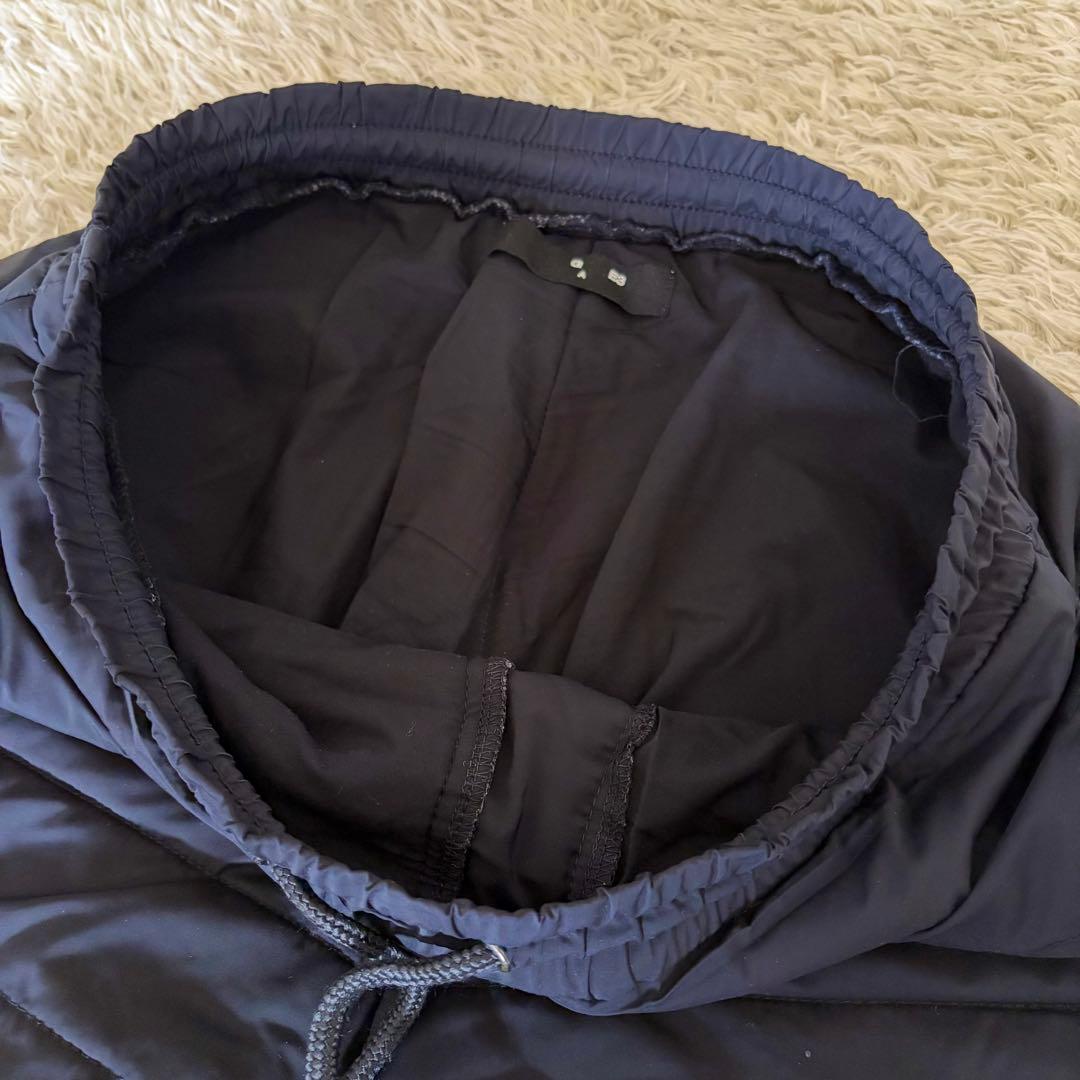 1PIU1UGUALE3 RFLAX ダウンパンツパンツ ロゴ ブラック S