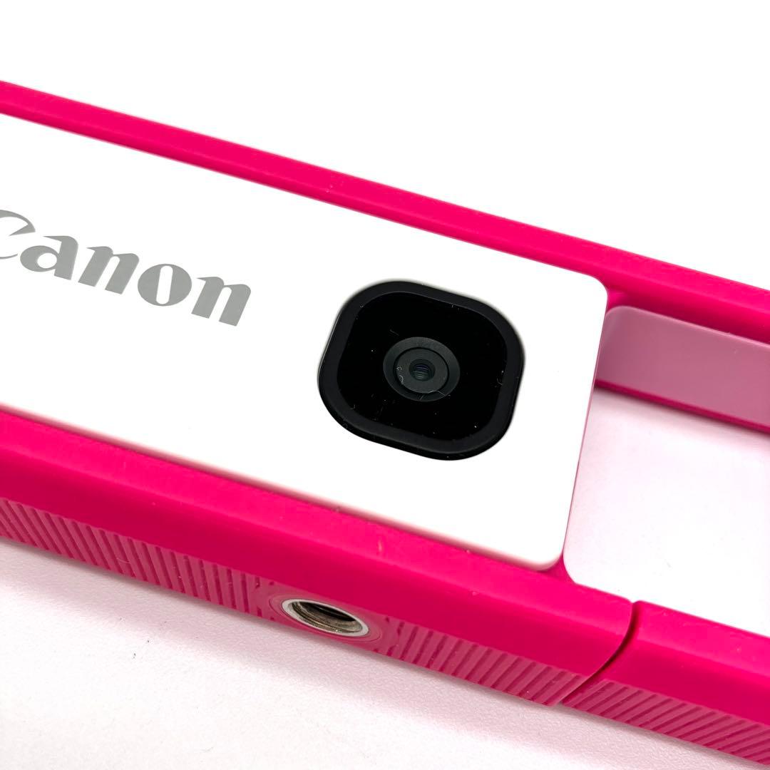 防水カメラ Canon iNSPIC REC FV-100 アソビカメラ　ピンク
