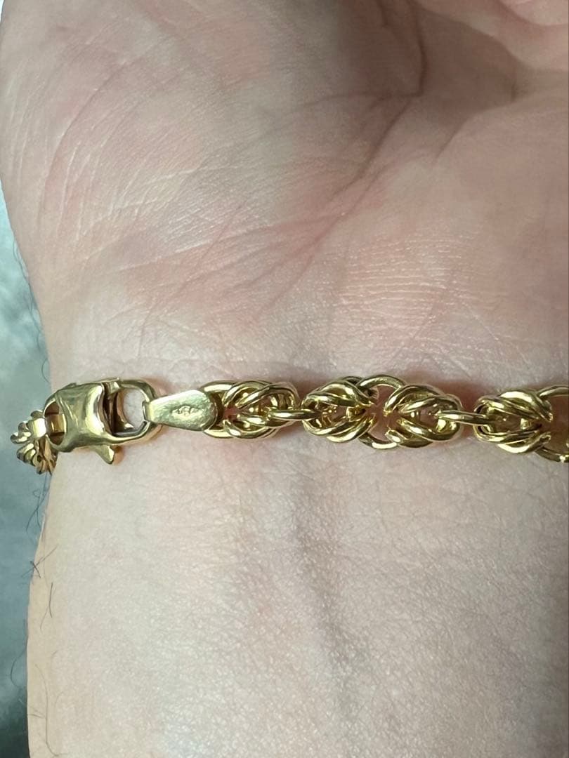 K18 YGウノアエレUNOAERREブレスレット　4.68g