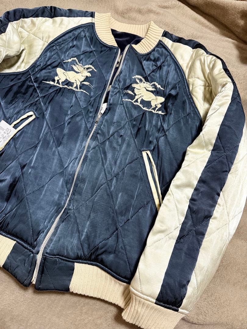 ２面用 日本製 The Flat Head 別珍 スカジャン vintage