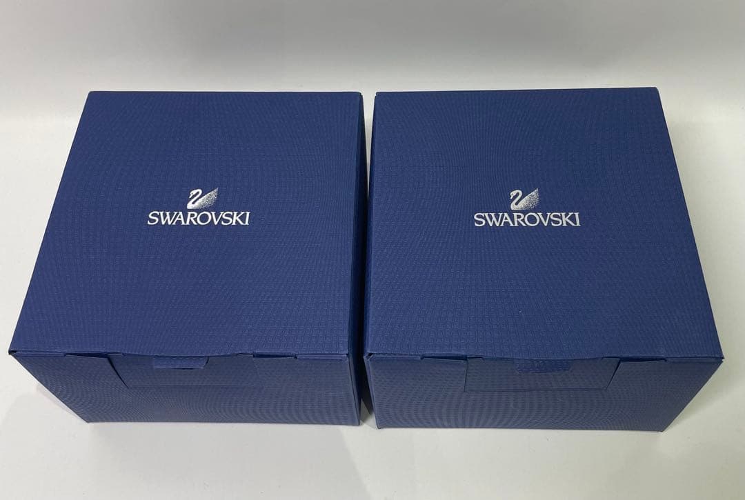 スワロフスキー　SWAROVSKI 睡蓮　キャンドルスタンド