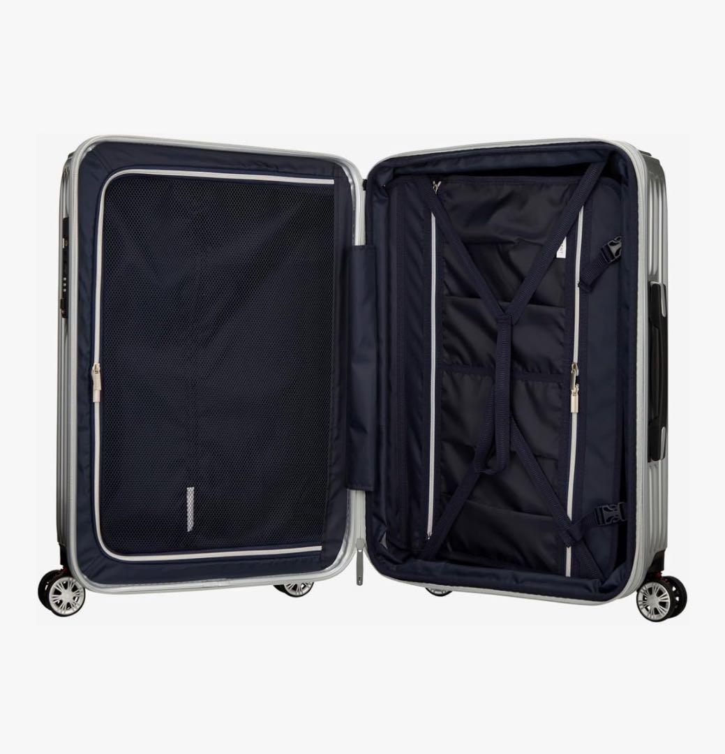 Siffler Trident 68L シルバーキャリーケース　拡張機能付き
