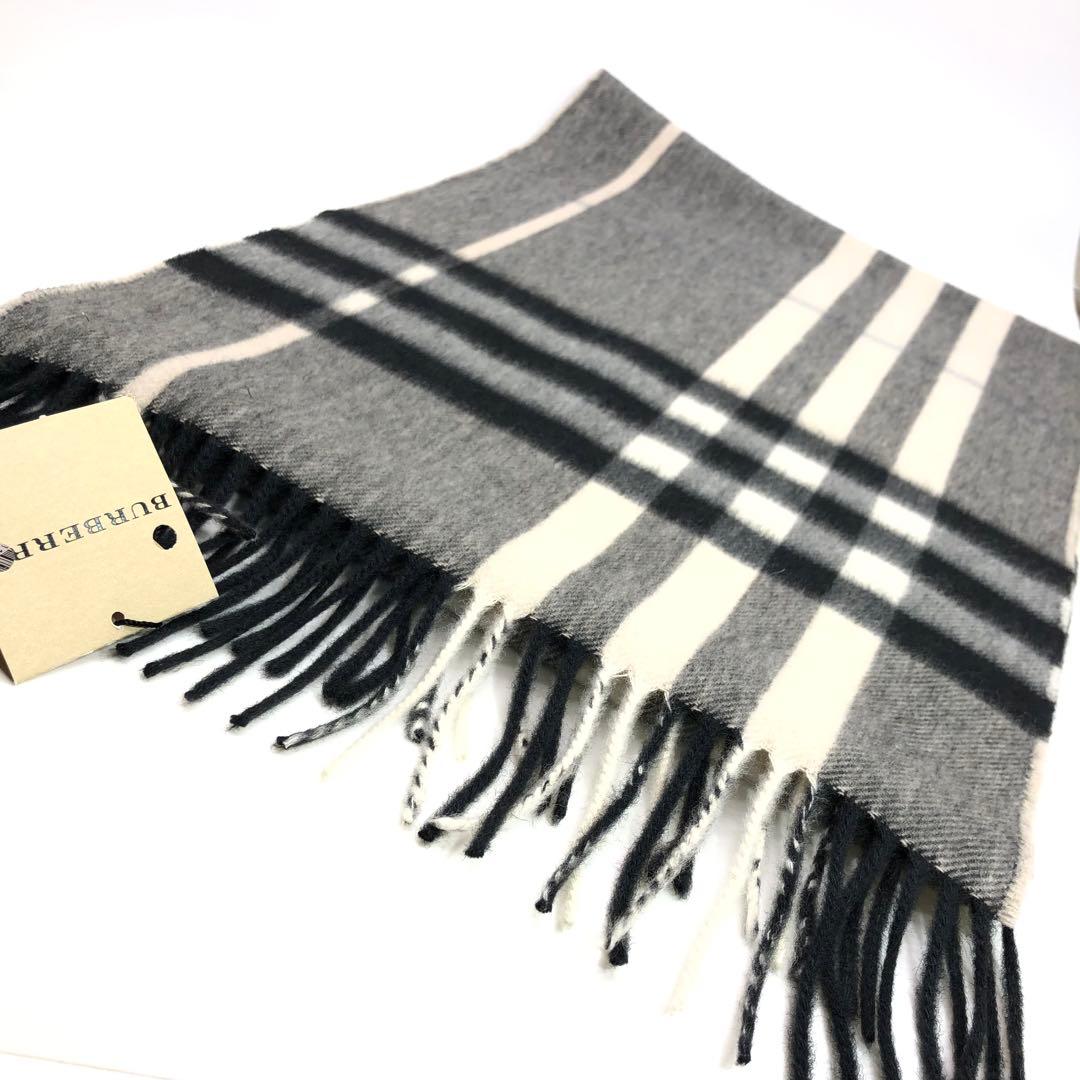 【しずくちゃん様】未使用✨タグ付 バーバリー クラシックチェック カシミヤマフラ