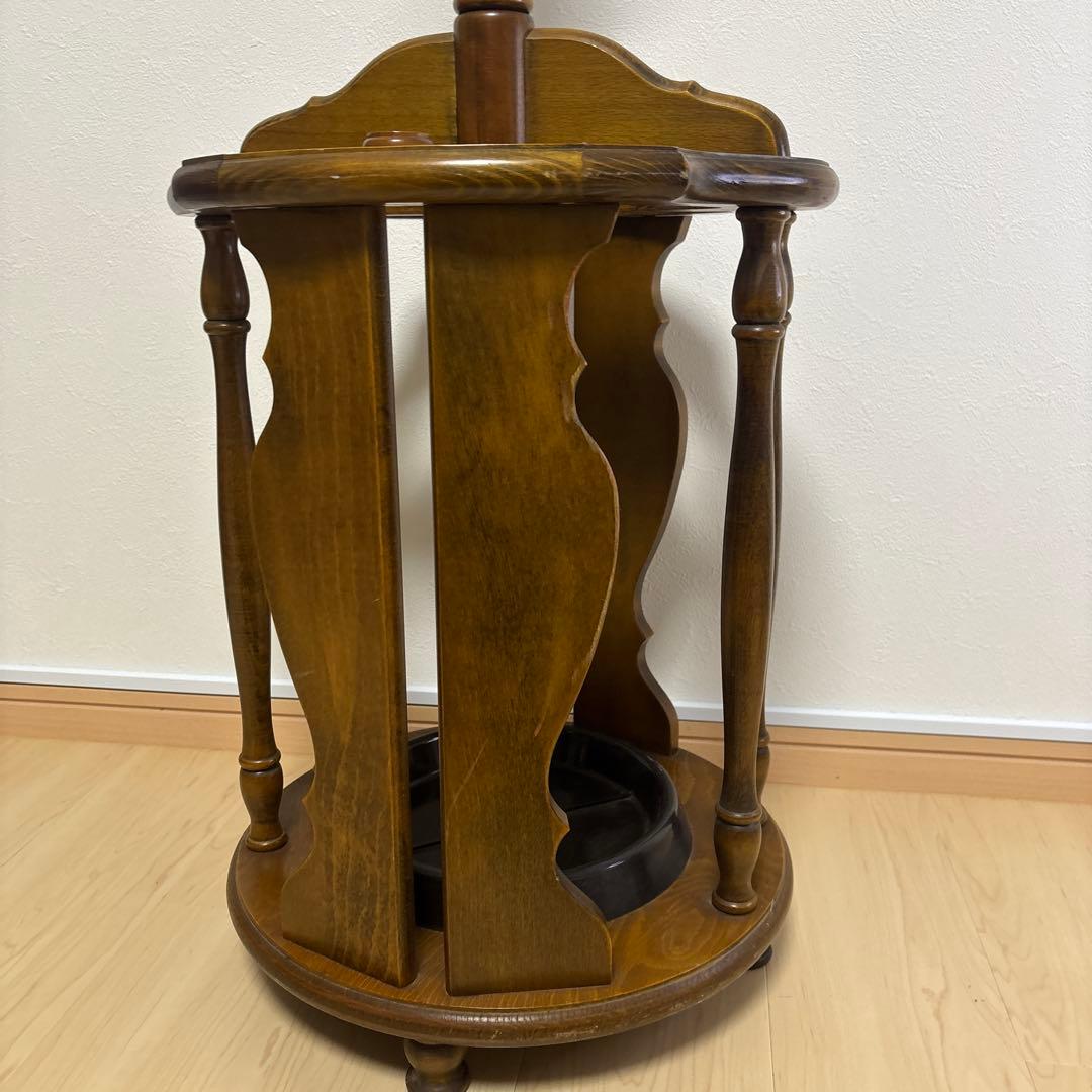 アンティーク　ニチハン レトロ ポール コートハンガー　傘立て　ラック　服