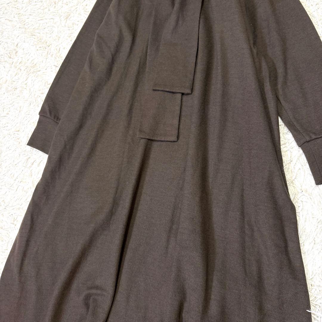 新品 ヴェルメイユパーイエナ プレイアント ウール 天竺後タイ ワンピース