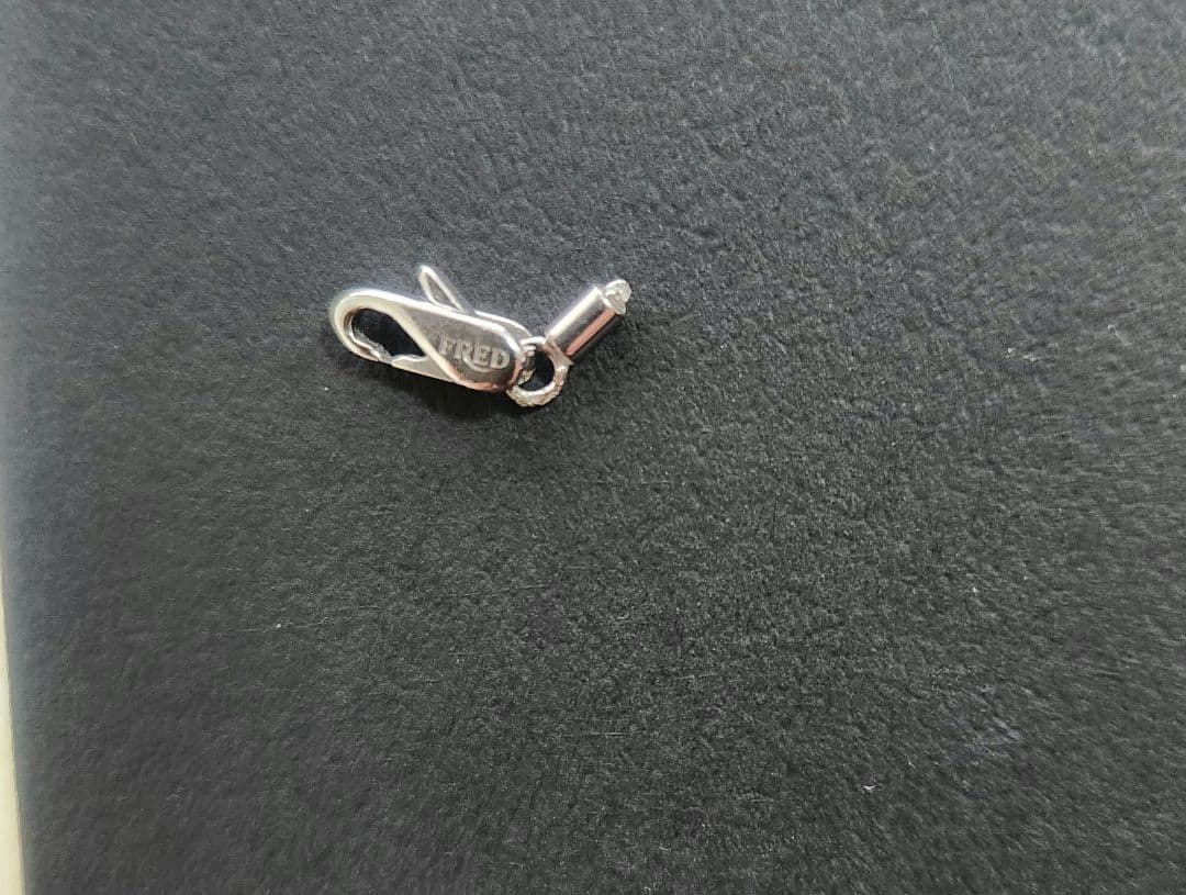 フレッドフォース10ptネックレスダイヤ入り