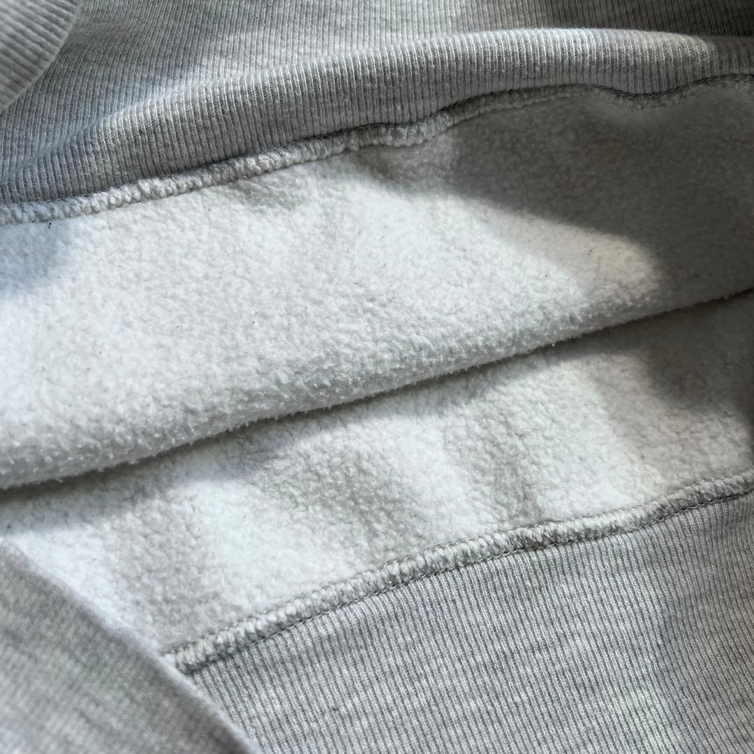 【極美品】90sヴィンテージ チャンピオンリバースウィーブパーカー目なしグレーM