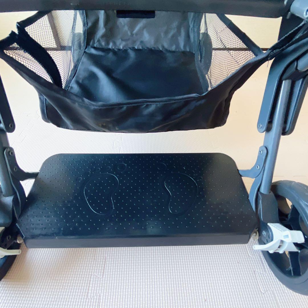 カトージ　KATOJI 二人乗りベビーカー　二人でゴー　遮光カバー付き