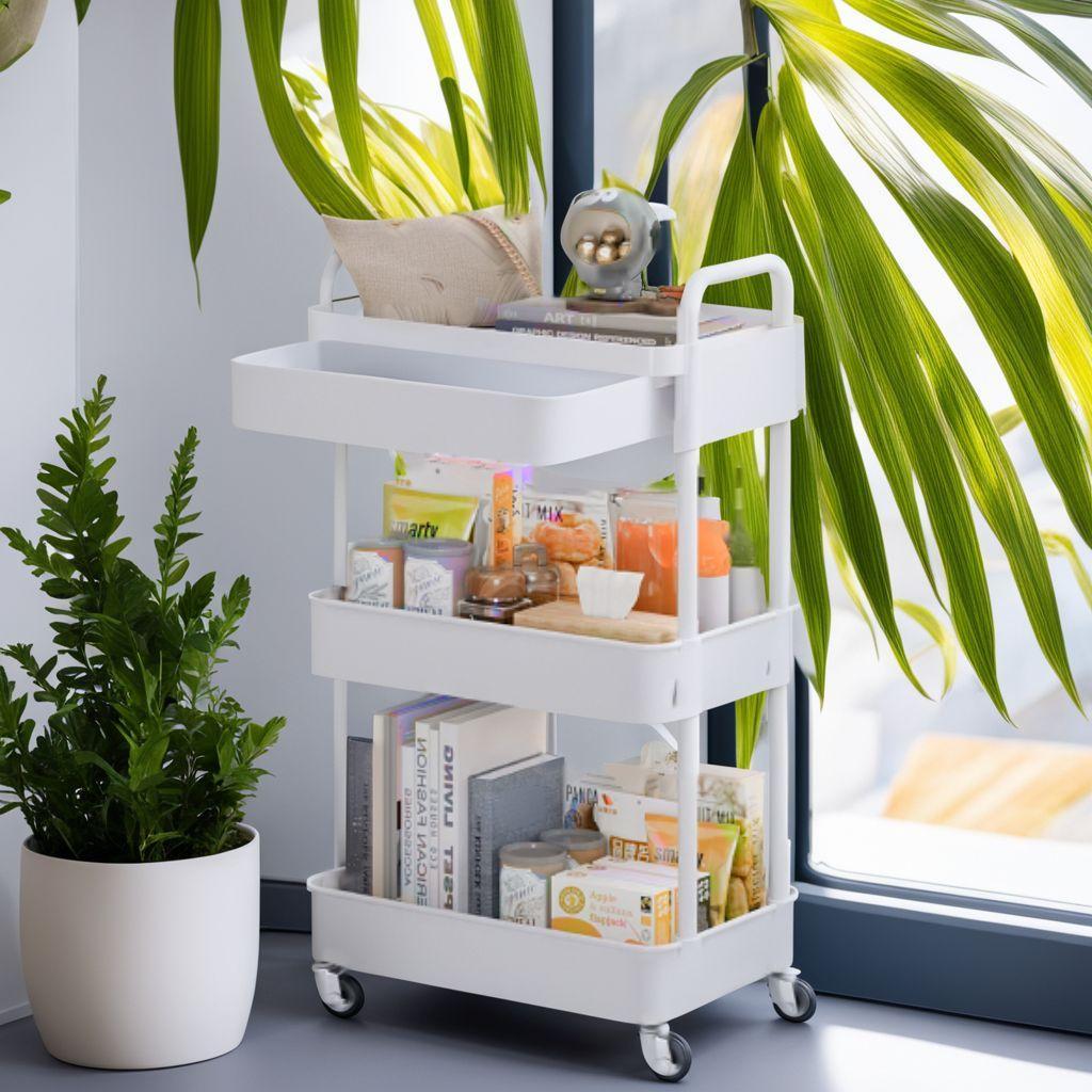 棚 引き出し 収納ラック キャスター 360度回転