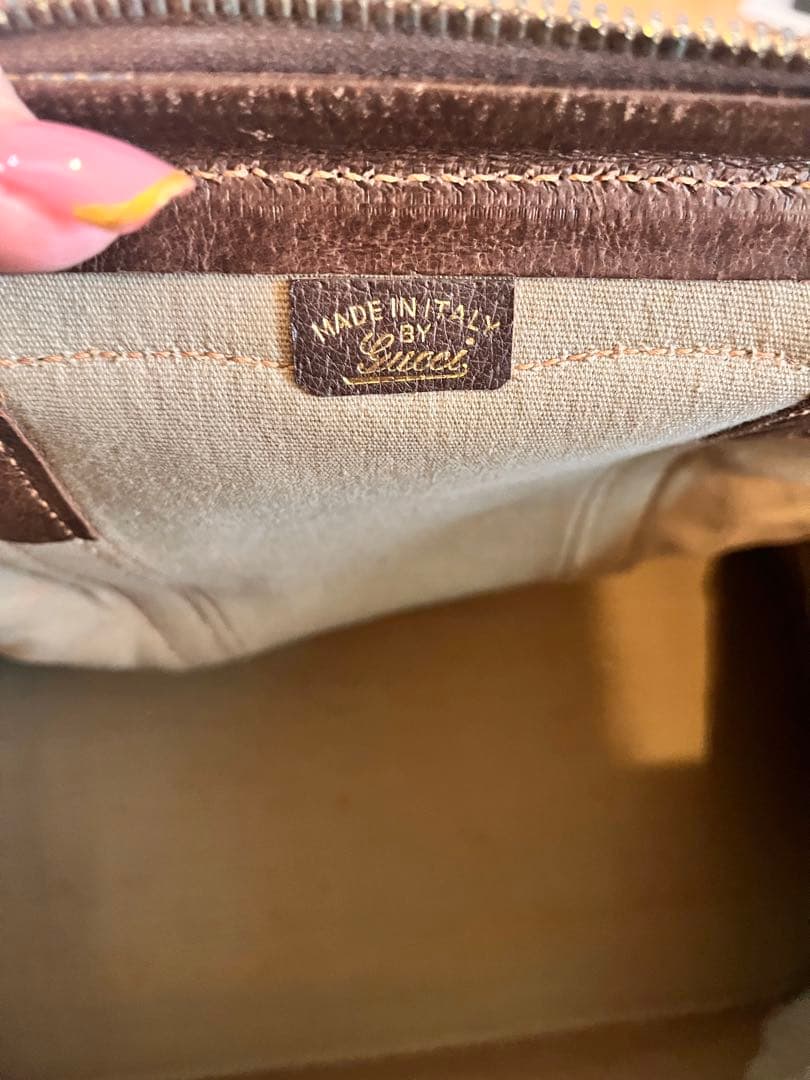 グッチヴィンテージ　旅行バック