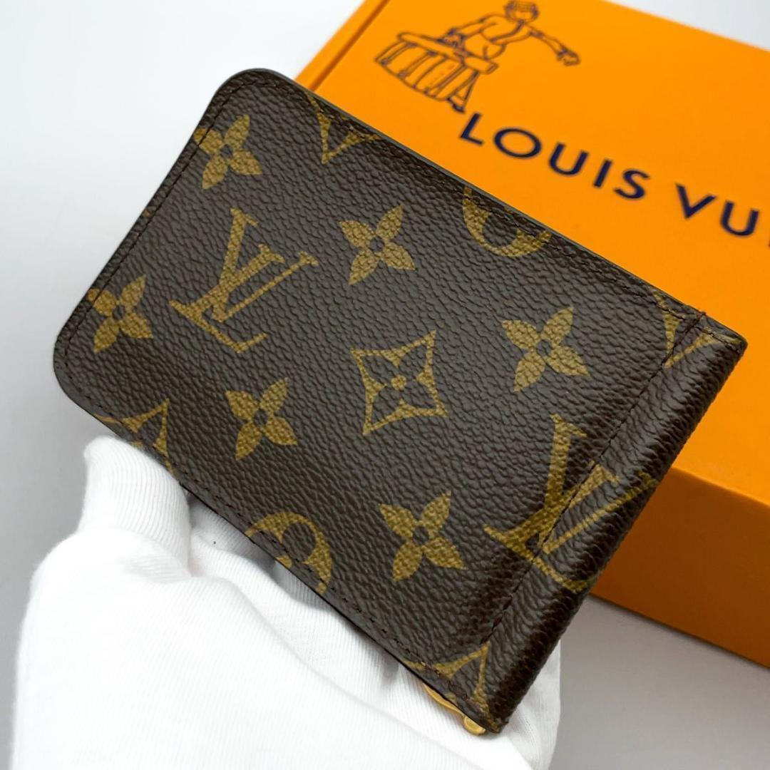 希少★特上美品★ルイヴィトン モノグラム ポルトフォイユ パンス マネークリップ