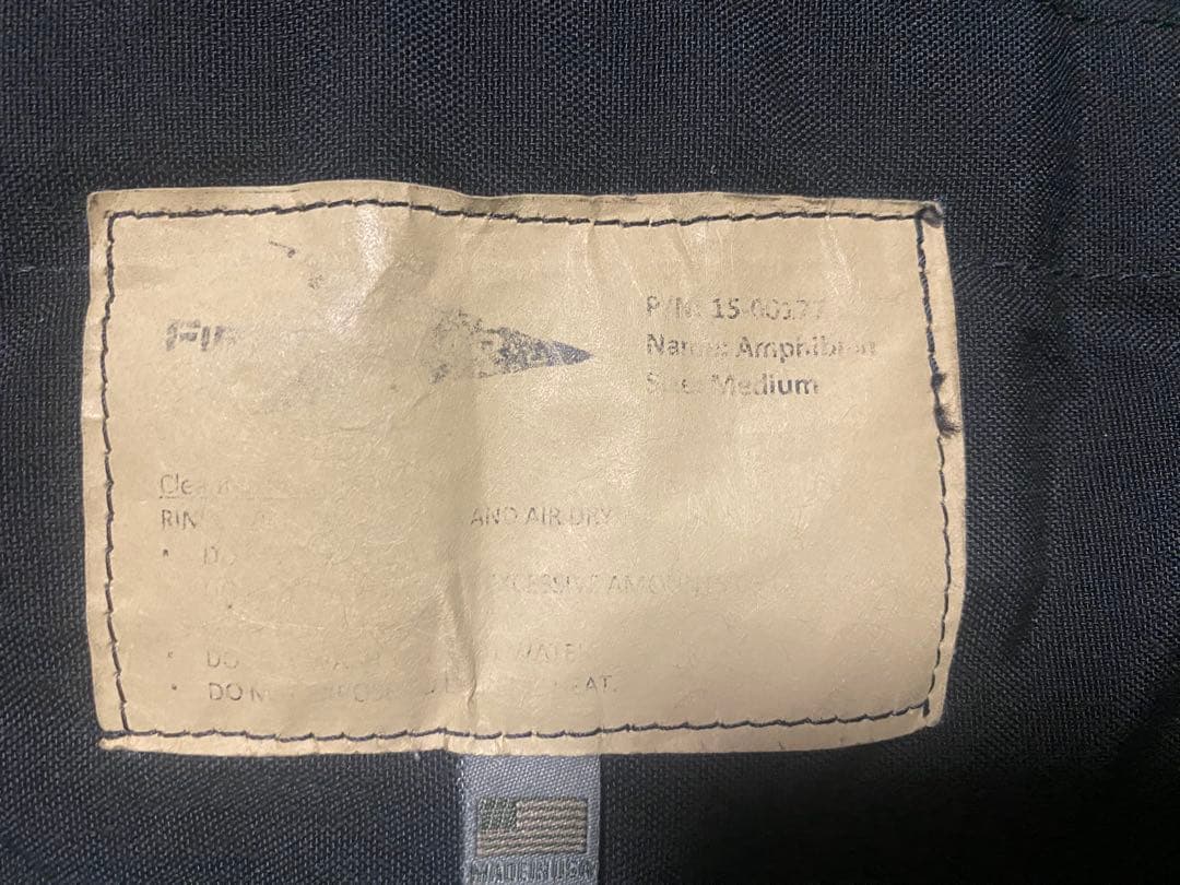 実物 ファーストスピア AAC ブラック Mサイズ