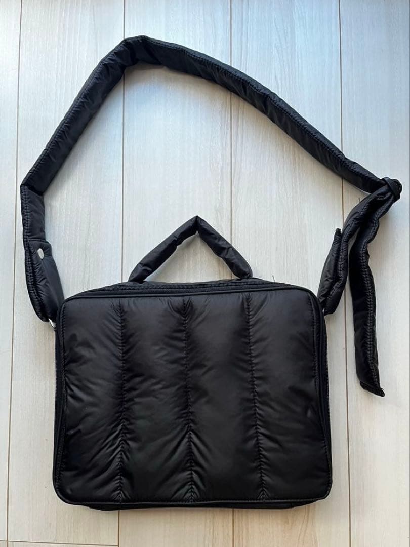 【美品】calin カラン キルティングマザーズバッグ　ブラック