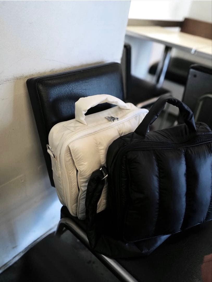 【美品】calin カラン キルティングマザーズバッグ　ブラック