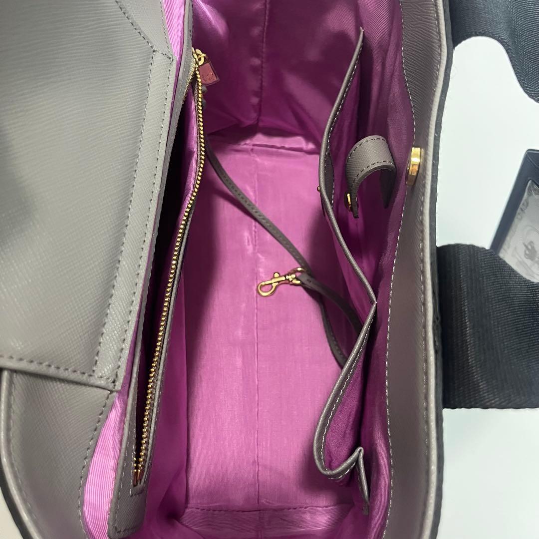 未使用級　A.D.M.J . デイリー　トートバッグ　レザー　ブラック　黒