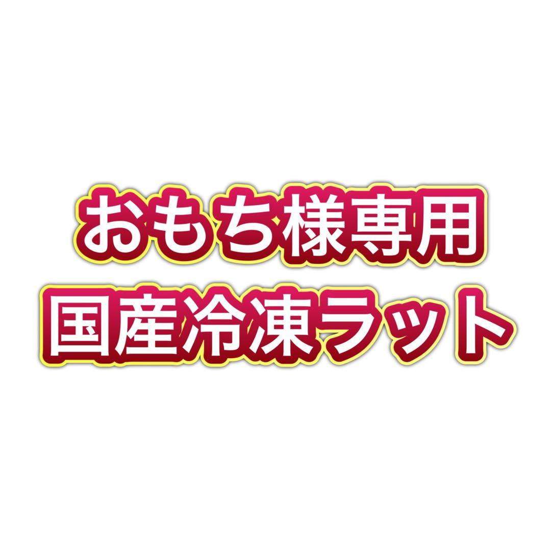国産冷凍ラットB級品 300〜350g 5匹＋アルファ