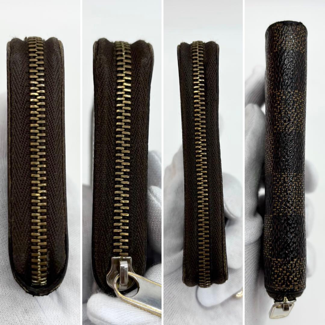 ✨極美品✨ルイヴィトン　ダミエ　エベヌ　ジッピーパース